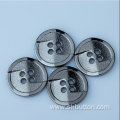 black plating custom buttons for clothing